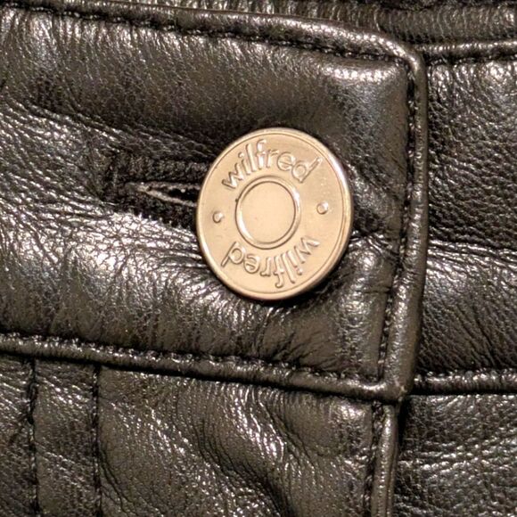 EUC Wildfred 2 The Melina Black Faux Leather Pants - Picture 7 of 11